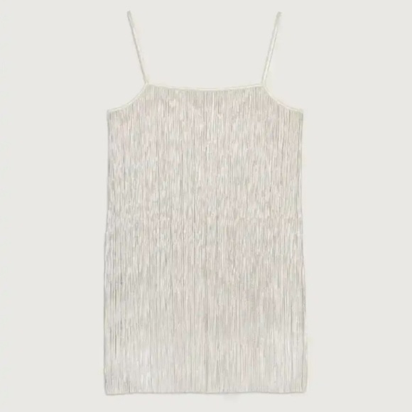 Oak+Fort Sparkly Pleated Dress - Picture 2 of 6